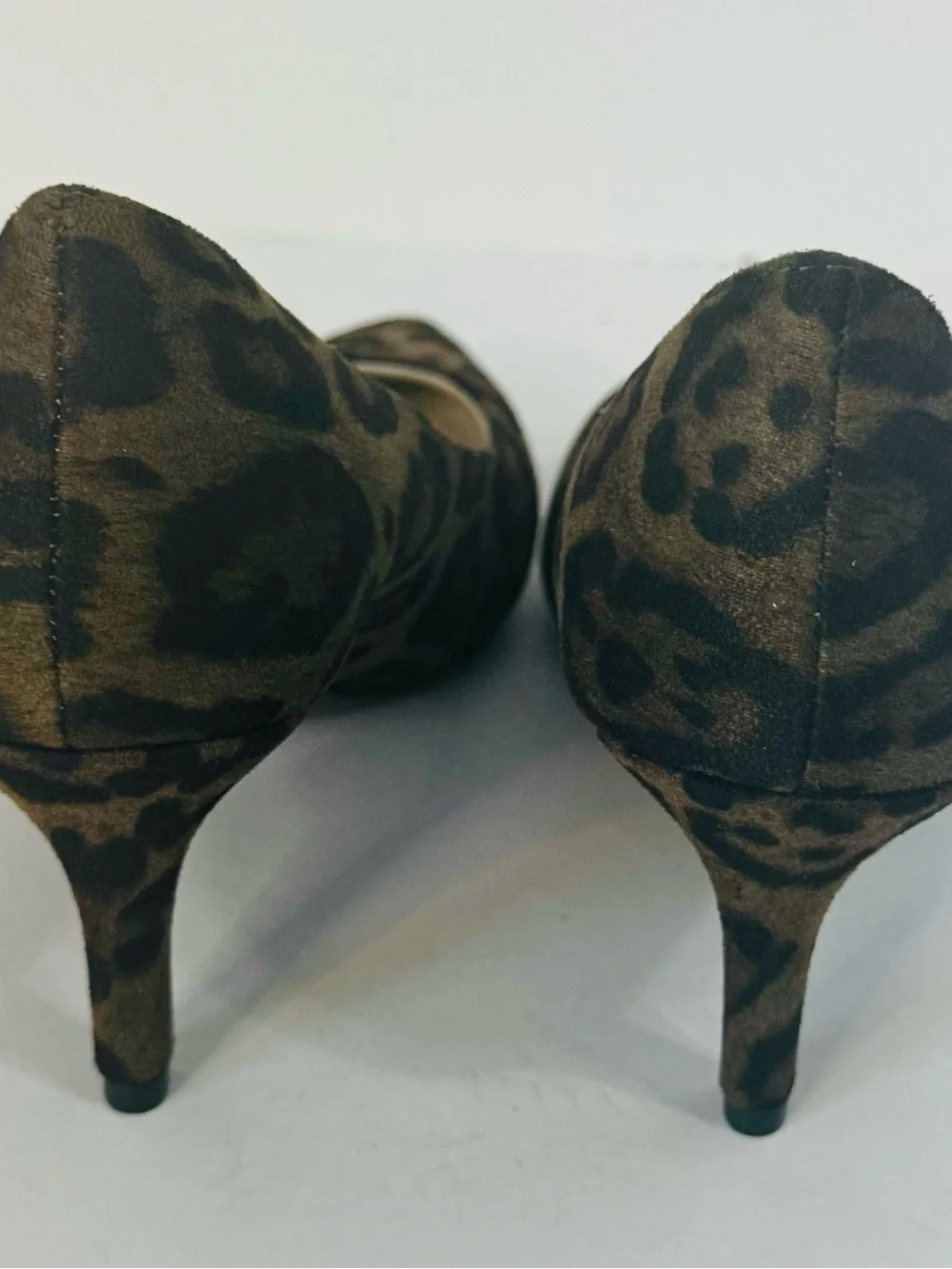 Life Stride Classic Leopard Print Low Heel Pumps - Brown